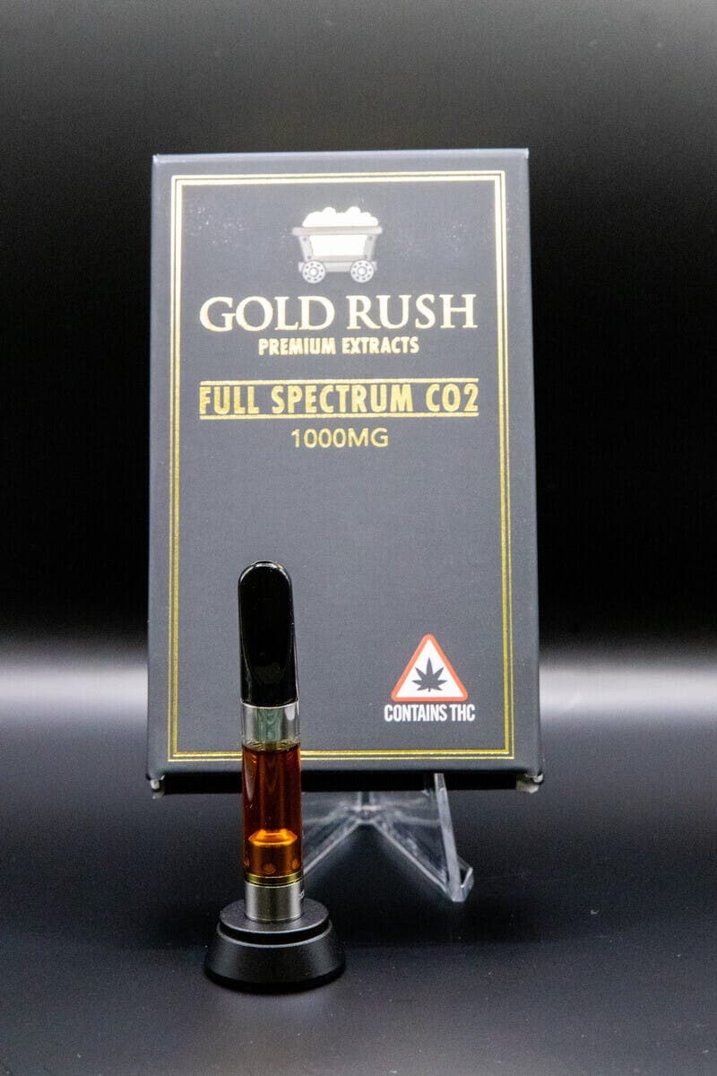Gold Rush Blackberry Kush Full Spectrum Cartridge 1000mg