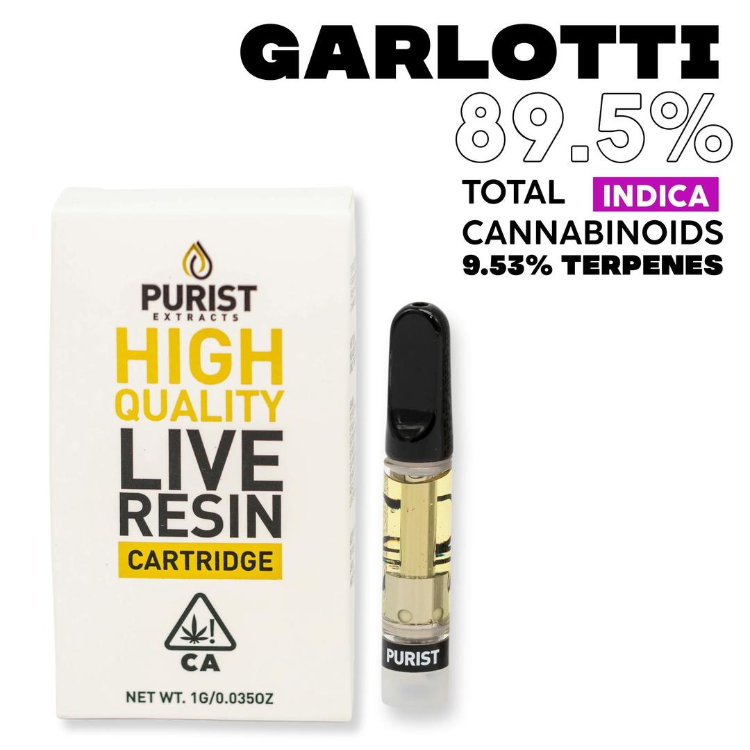 Garlotti Live Resin 1G Cartridge