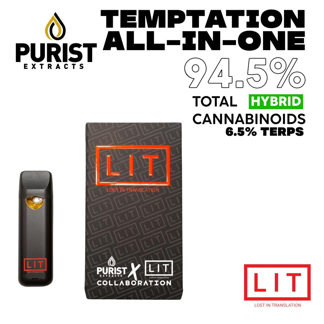 Temptation Live Resin 1G All In One