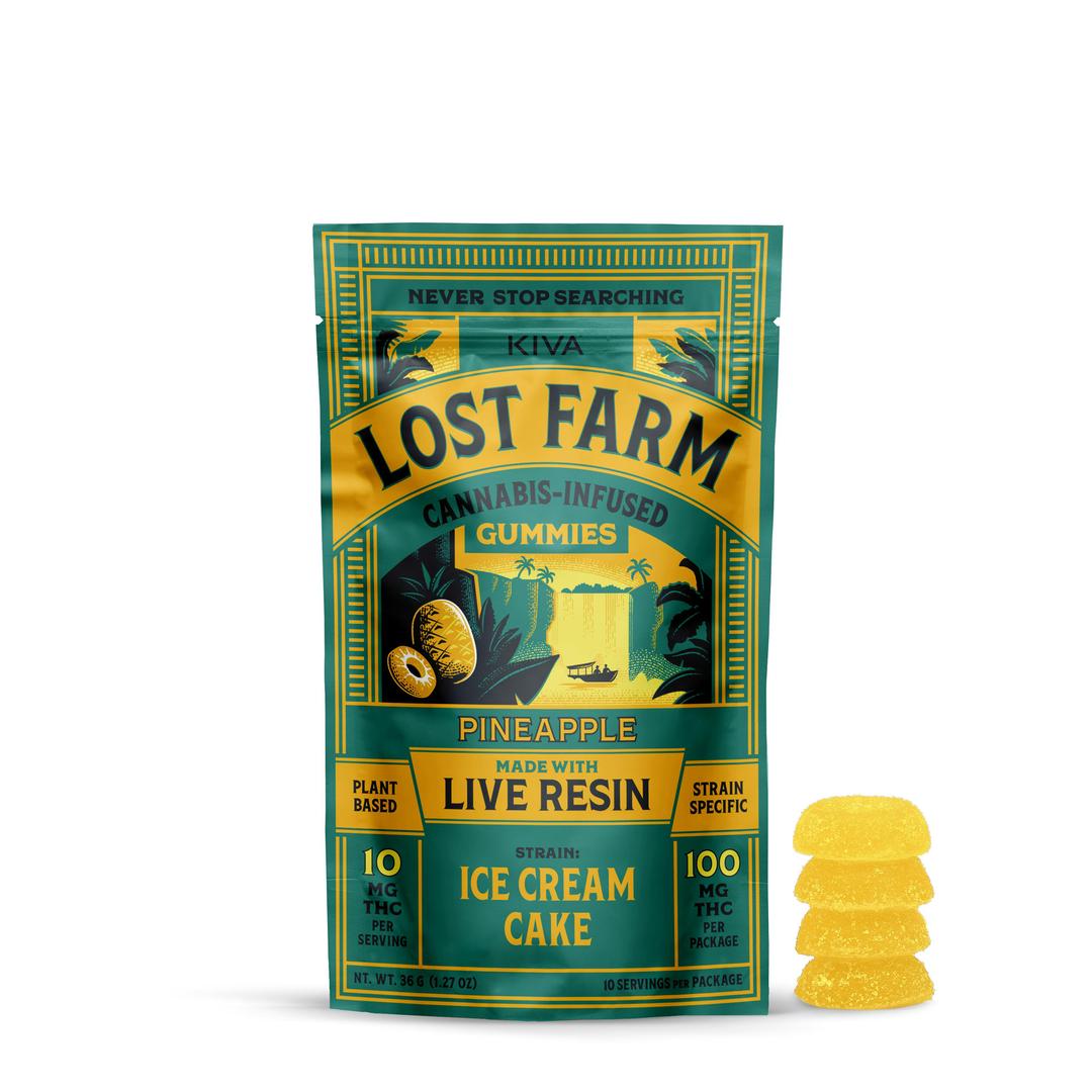 Lost Farm 'Pineapple x Ice Cream Cake' Gummies