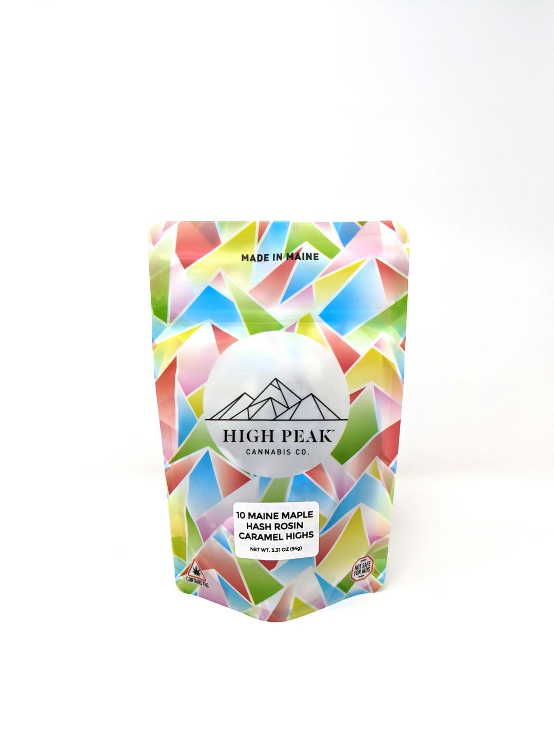 High Peak Cannabis Co. | Maine Maple Caramels Hash Rosin | Rec