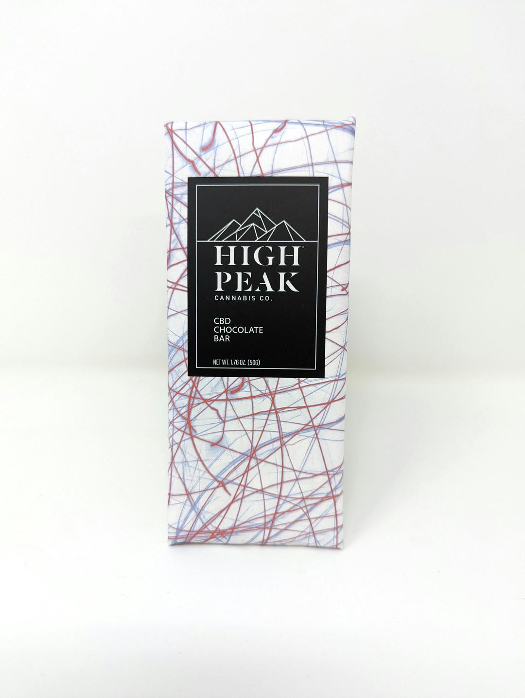 High Peak Cannabis Co. | 100mg CBD Milk Chocolate Bar