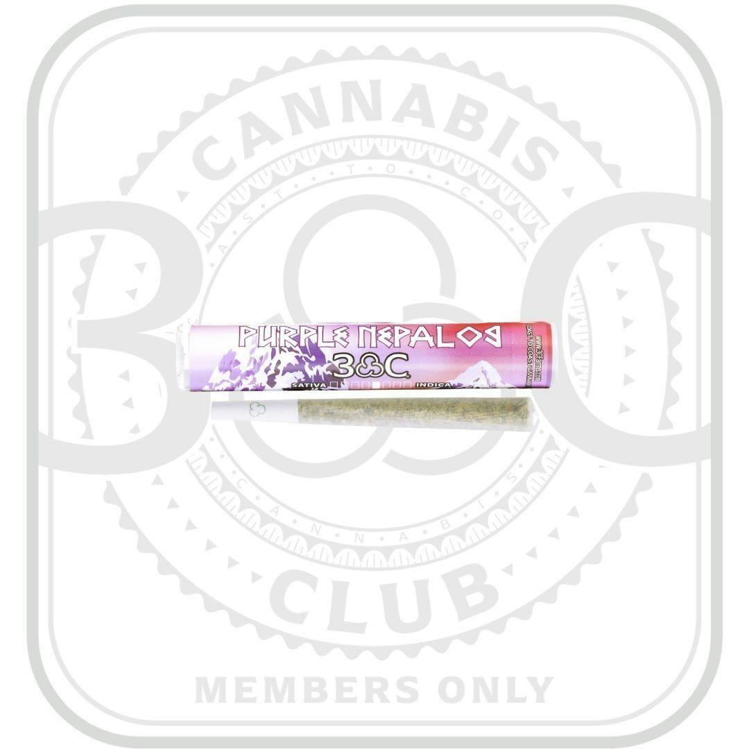 3C | Purple Nepal Preroll - 1g (Members Only Pricing)