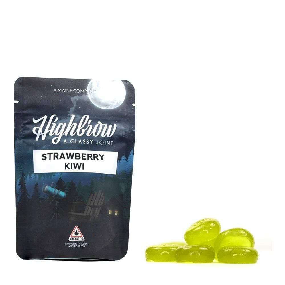 Highbrow Strawberry Kiwi Gummies 100mg