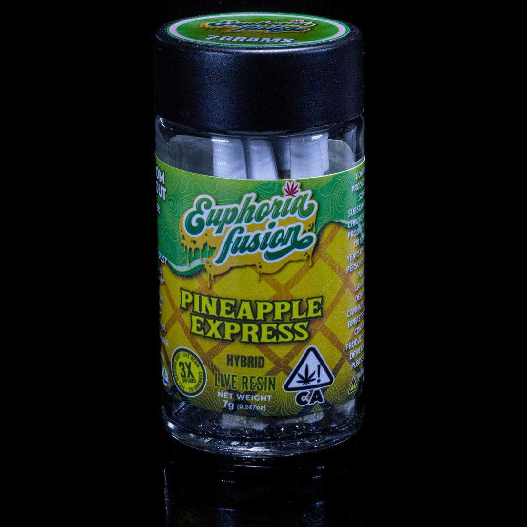Euphoria Fusion - Pineapple Express Pre Rolls 7pk