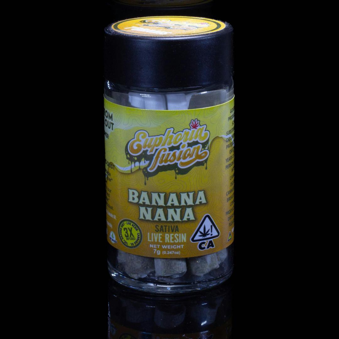 Euphoria Fusion - Banana Nana Pre Rolls 7pk
