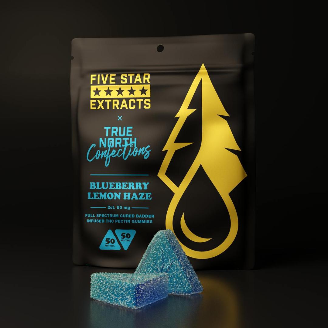 *NEW* Five Star x True North: Blueberry Lemon Haze Gummies 100mg