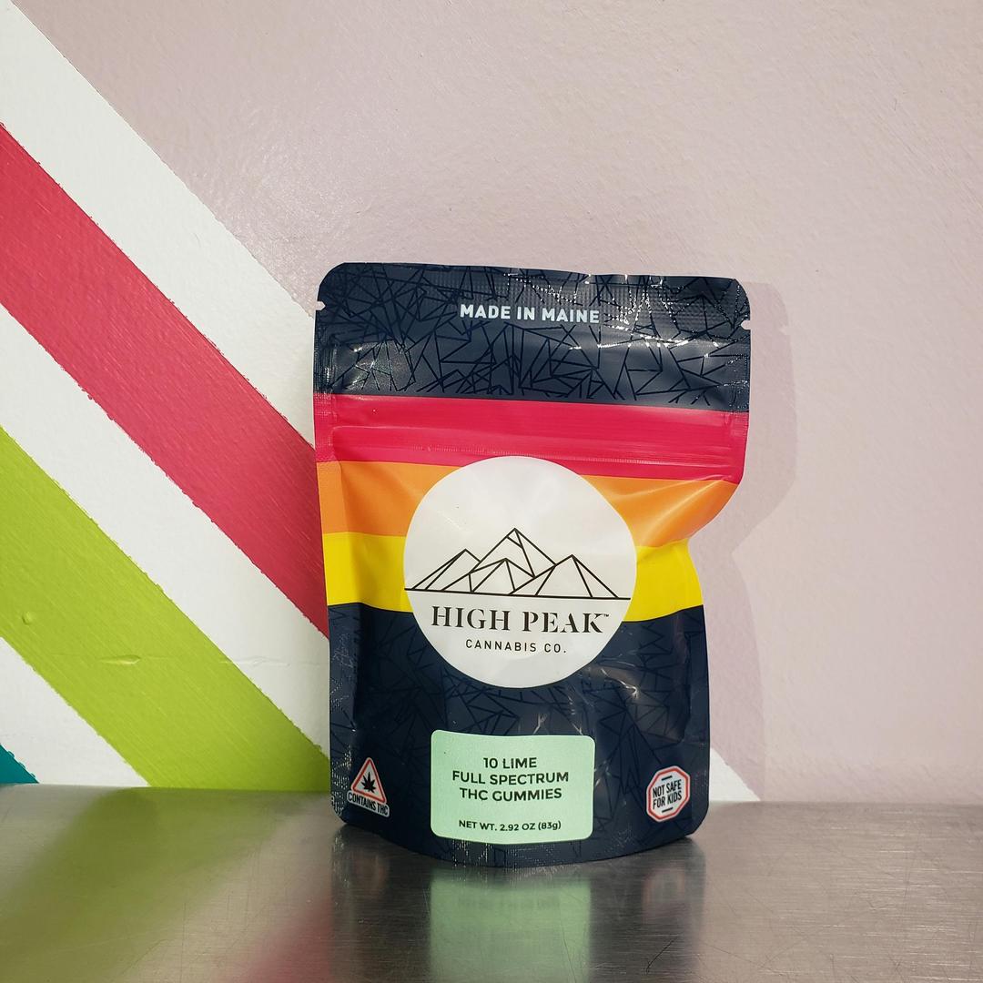 High Peak Cannabis Co. | Lime Gummies - Vegan - Recreational