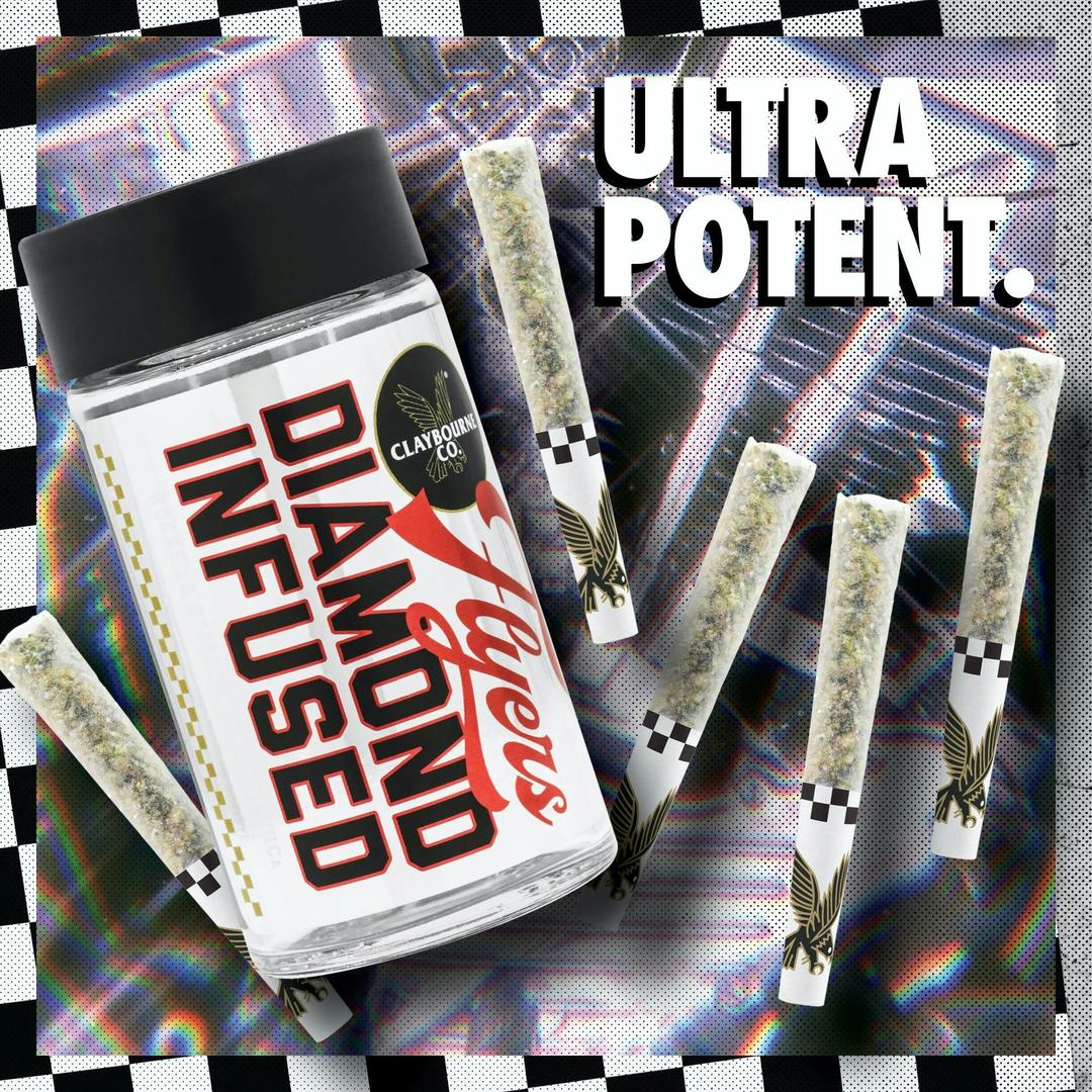 Mule Fuel (2.5g) - Diamond Infused Flyers Pre-Rolls