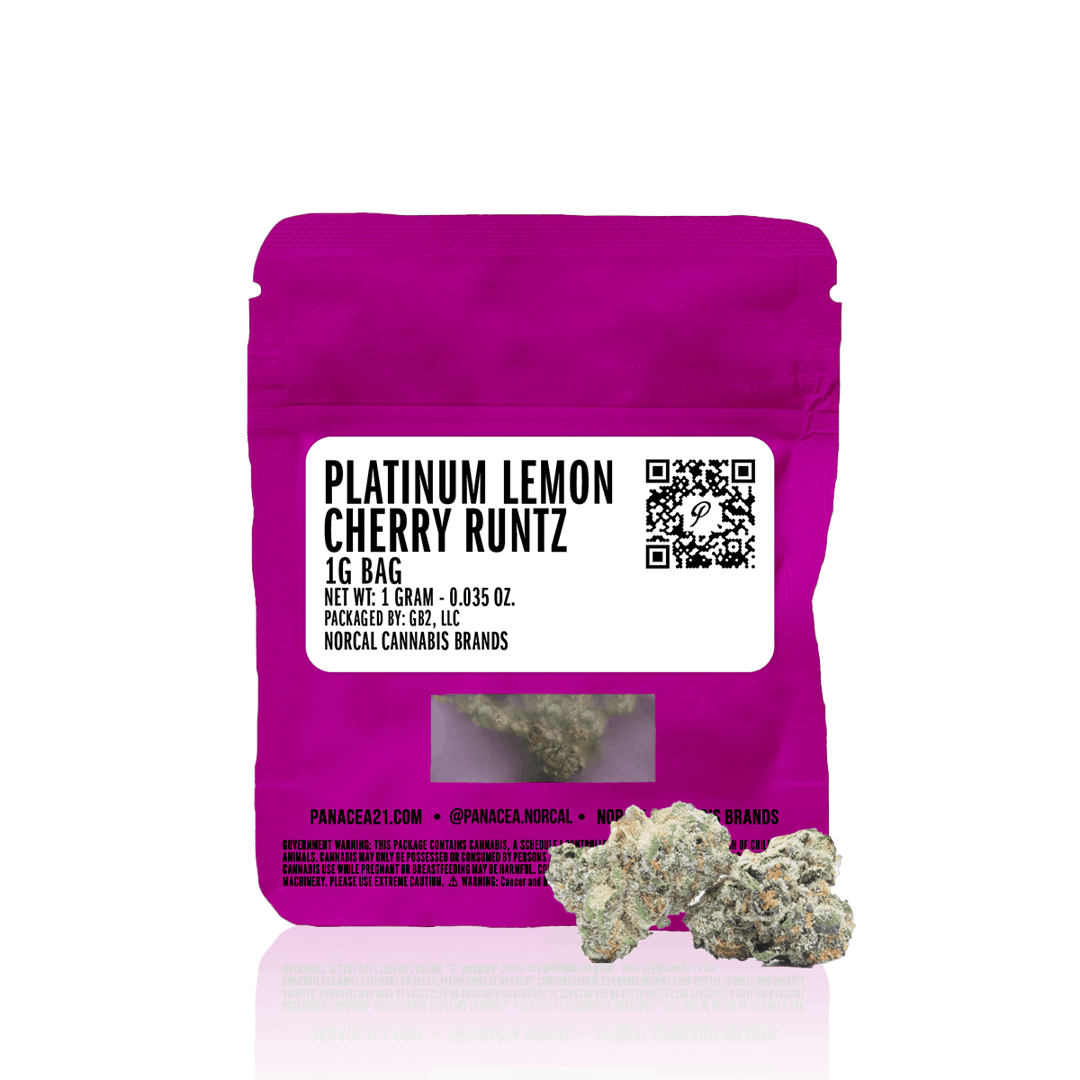 Platinum Lemon Cherry Runtz | Indoor Flower Bags | 1g
