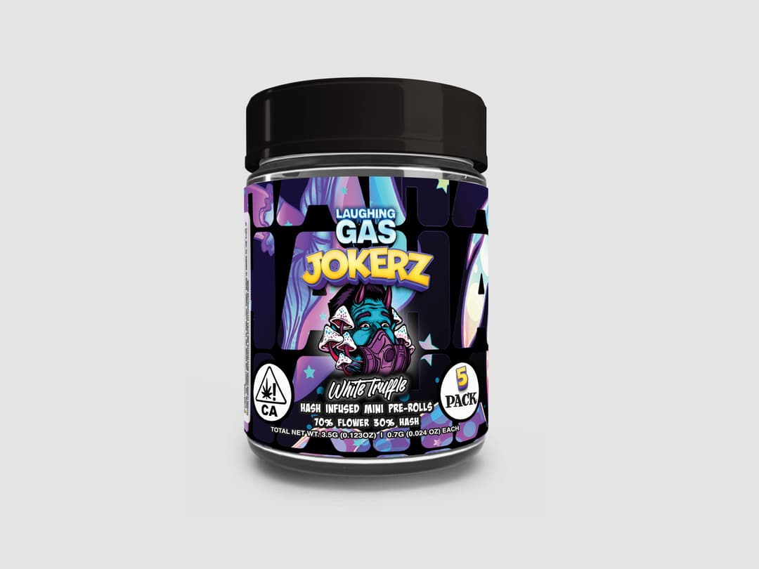 White Truffle Jokerz (5 pack of infused mini prerolls)