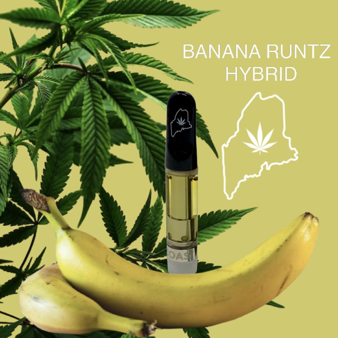 High Coast 1G THC Cartridge - Banana Runtz (Hybrid)