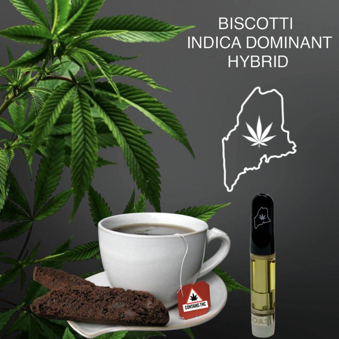 High Coast 1G THC Cartridge - Biscotti (Indica-Dominant Hybrid)