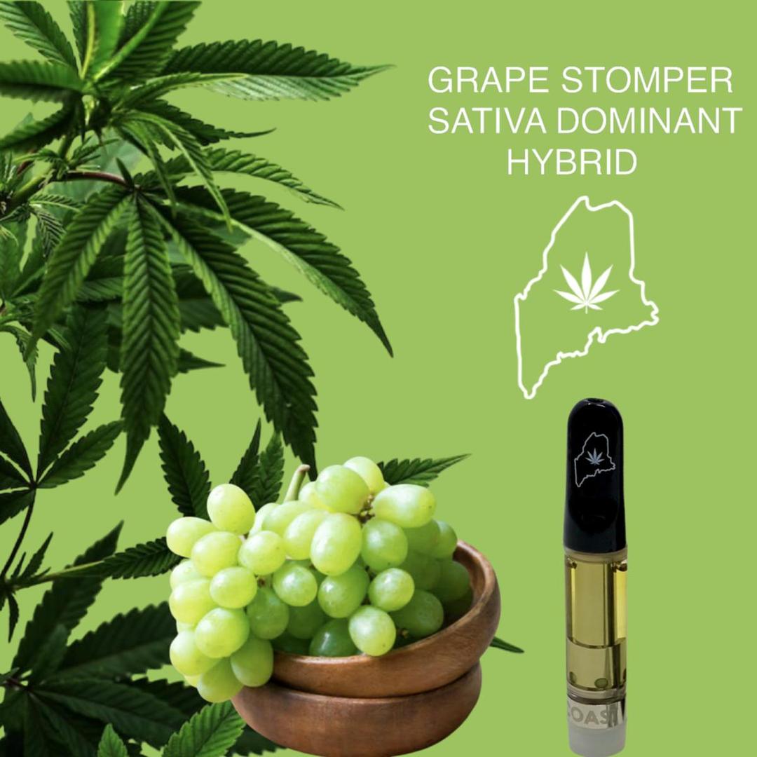 High Coast 1G THC Cartridge - Grape Stomper (Sativa-Dominant Hybrid)