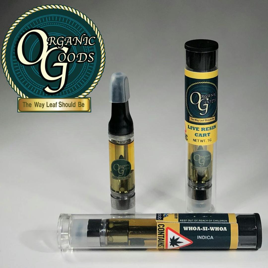 Organic Goods Cartridge Live Resin Whoa-Si-Whoa 1 G