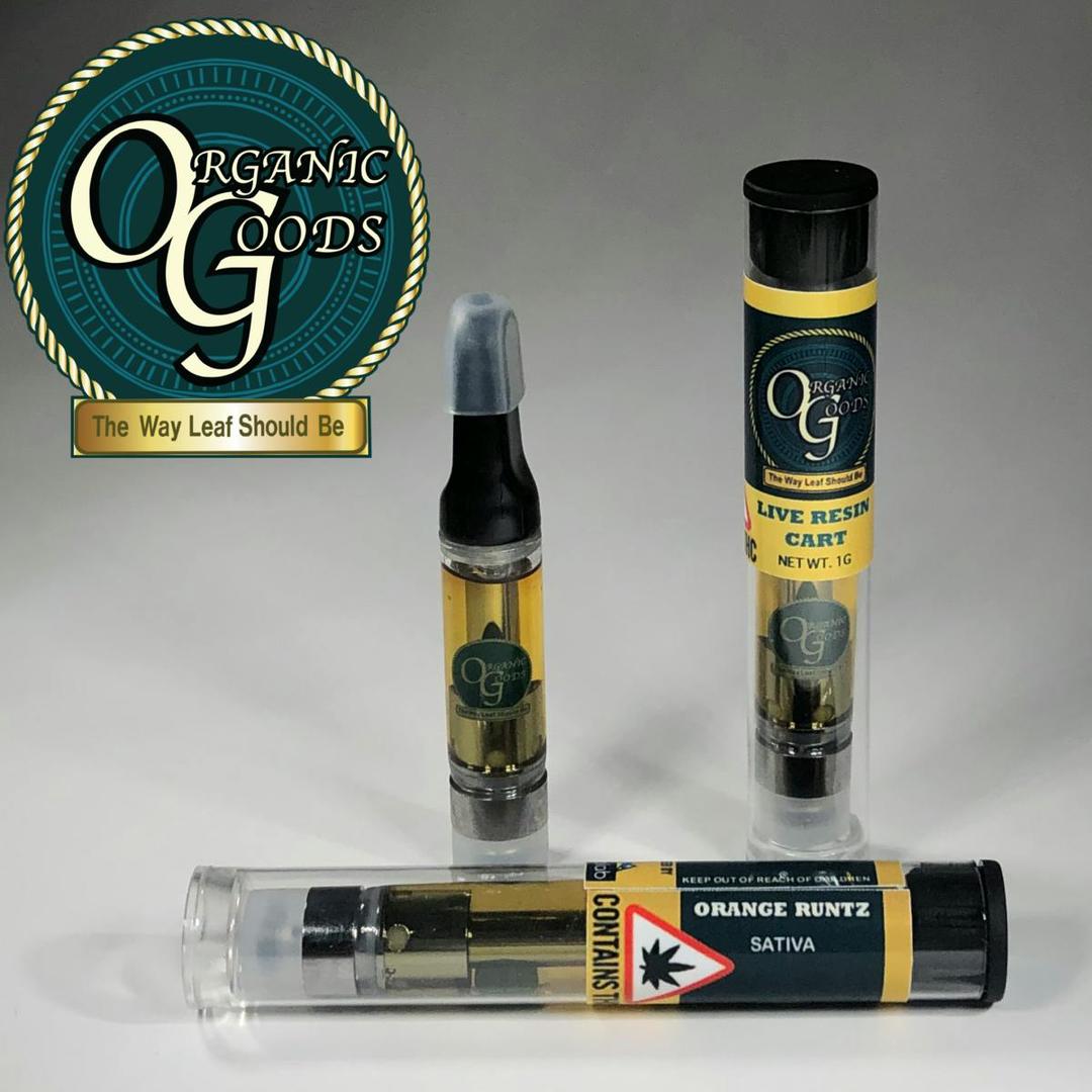 Organic Goods Live Resin Cartridge Orange Runtz 1 G