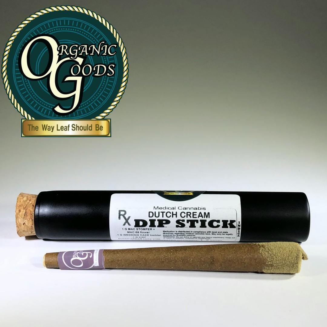 Organic Goods TF Dip Stick w/ Badder & Kief Dutch Cream 1.2 G