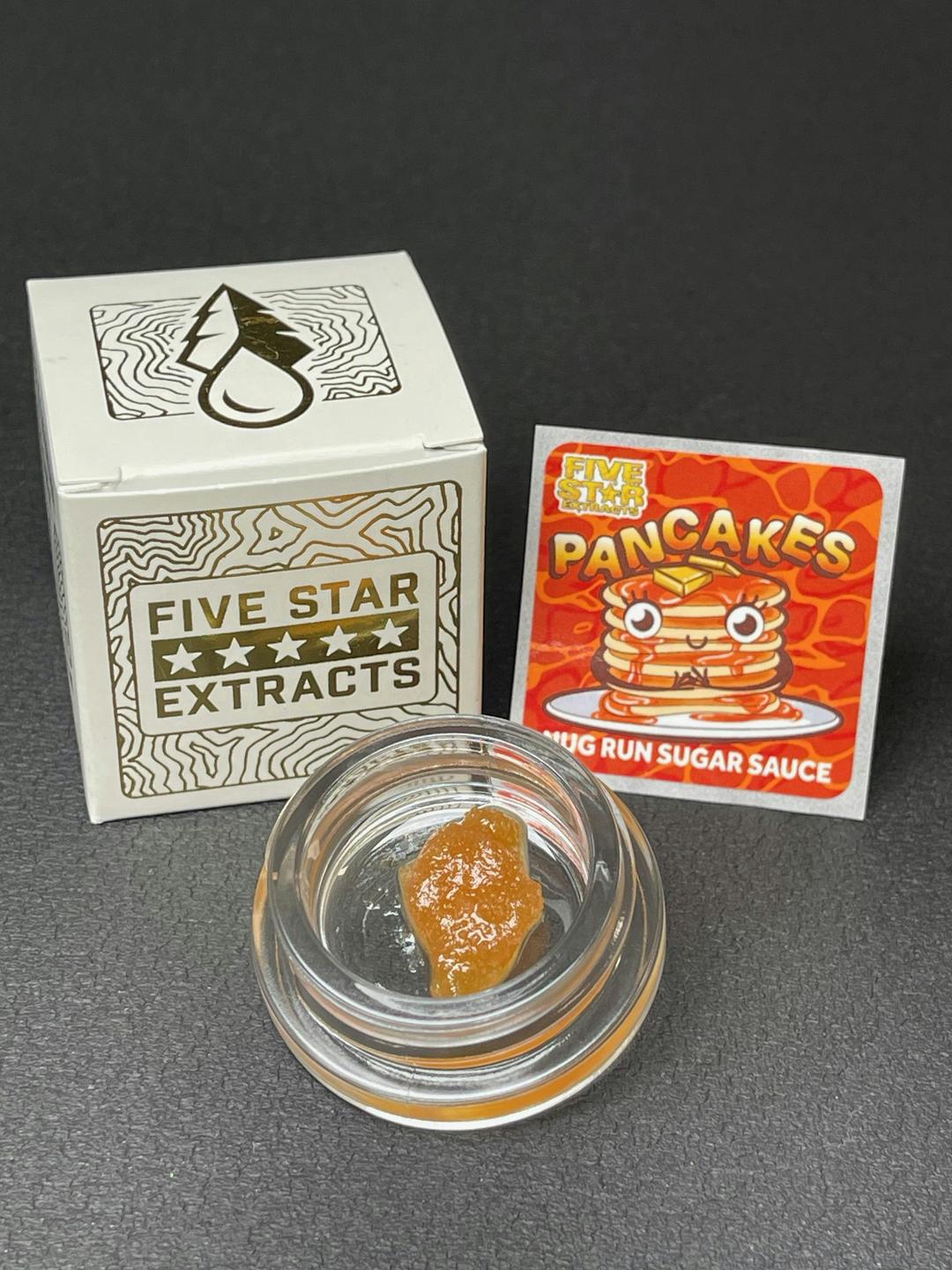 Five Star Extracts: Pancakes - 1 Gram Nug Run Sugar Sauce