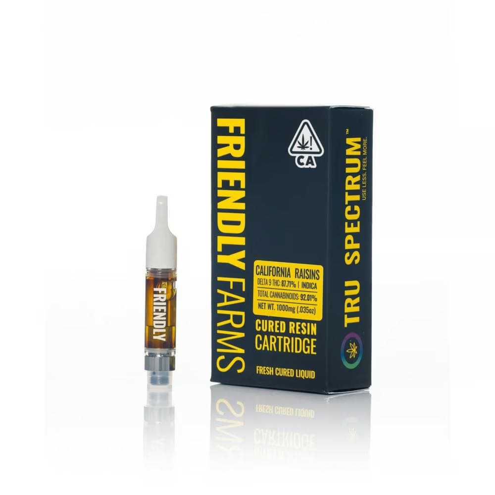 California Raisins 1g Cured Resin Cartridge