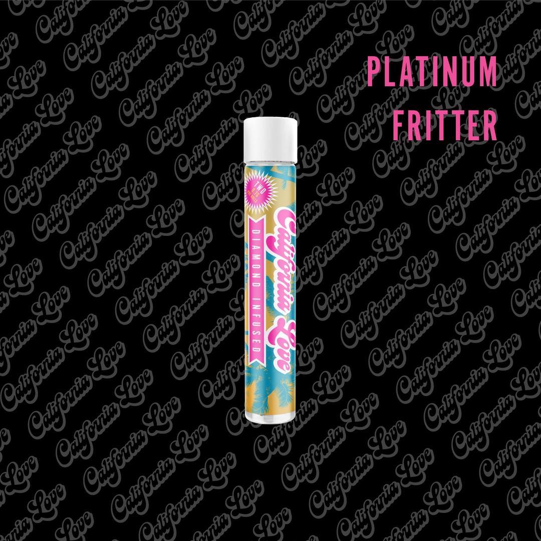 Diamond Infused 2x 0.7g Pre Rolls 1.4g Hybrid- Platinum Fritter