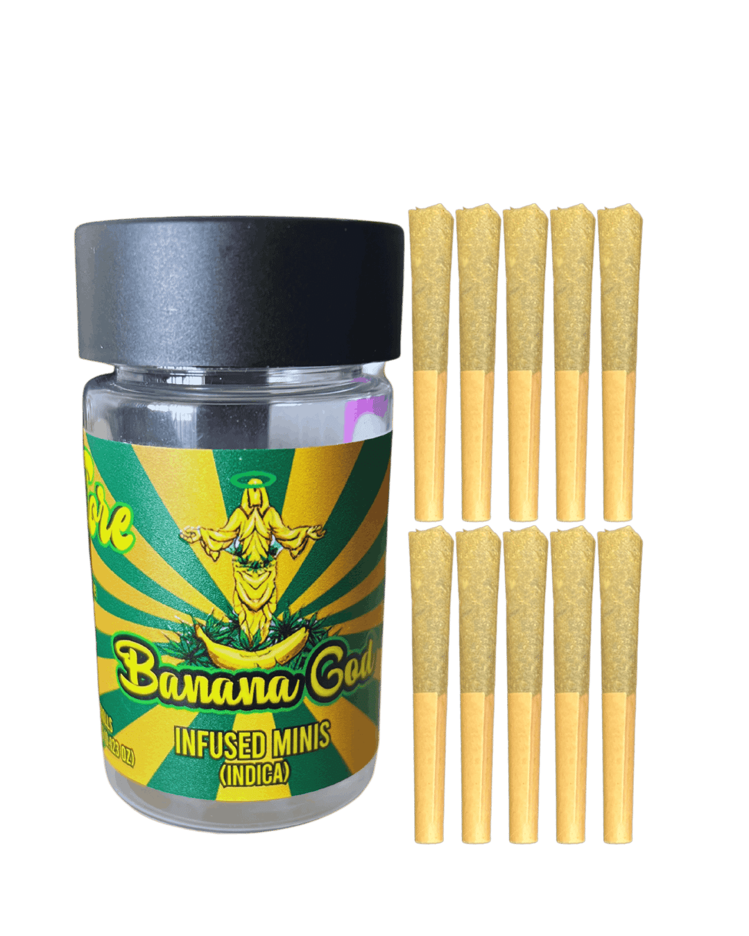 Mini infused prerolls Banana God