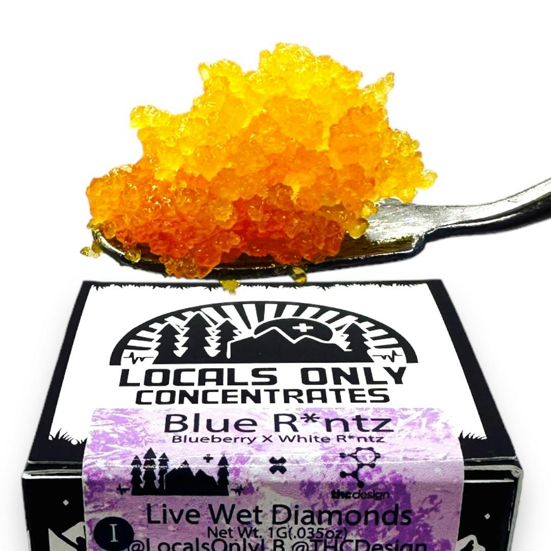 Blue R*ntz Live Wet Diamonds