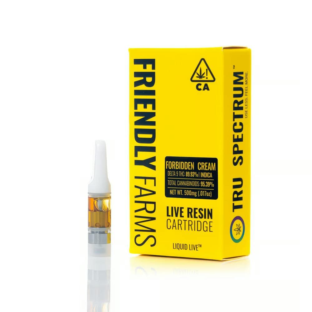 Forbidden Cream .5g Live Resin Cartridge
