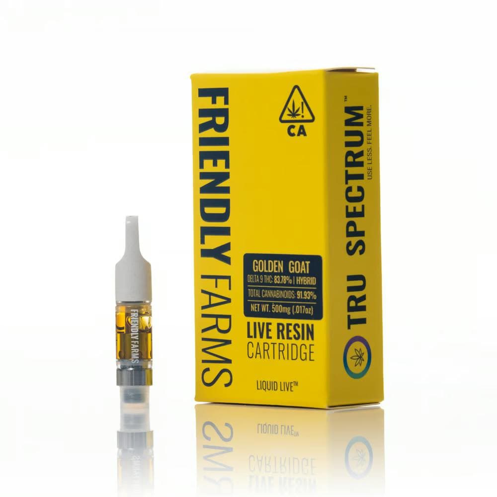 Golden Goat .5g Live Resin Cartridge