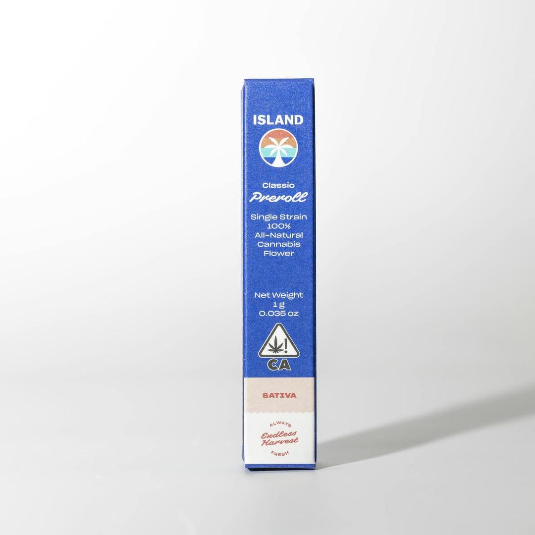 Island Classic Preroll: Black Jack (Sativa)