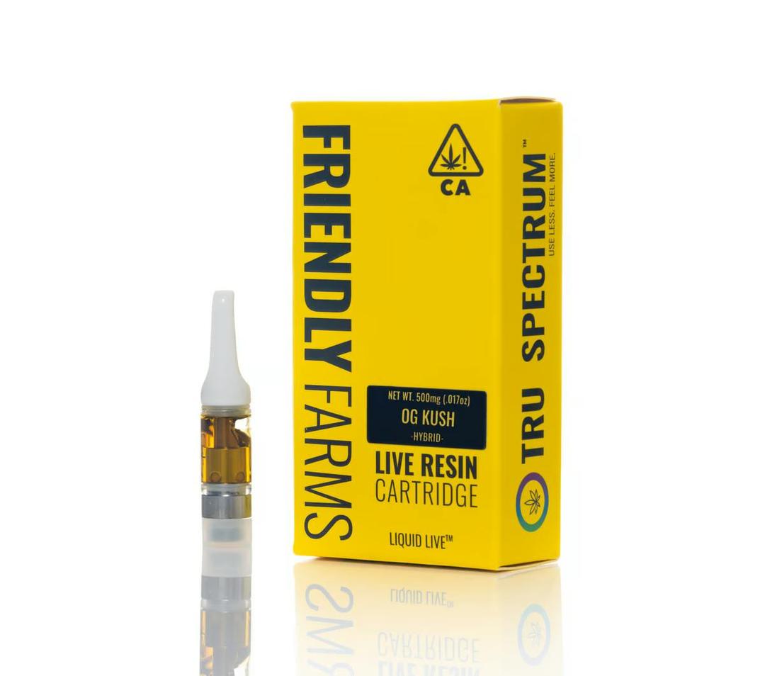 OG Kush .5g Live Resin Cartridge