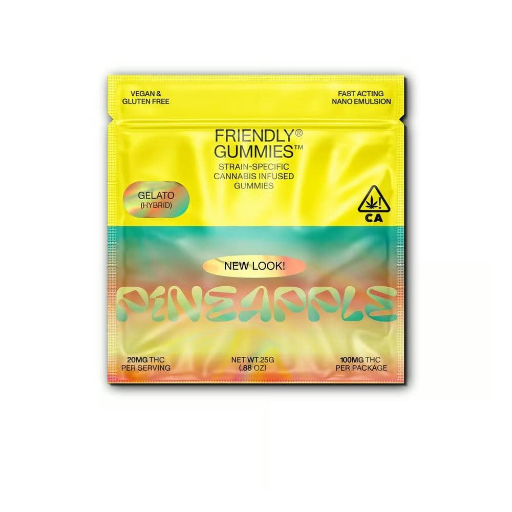 Pineapple x Gelato [5pk] (100mg) Gummies