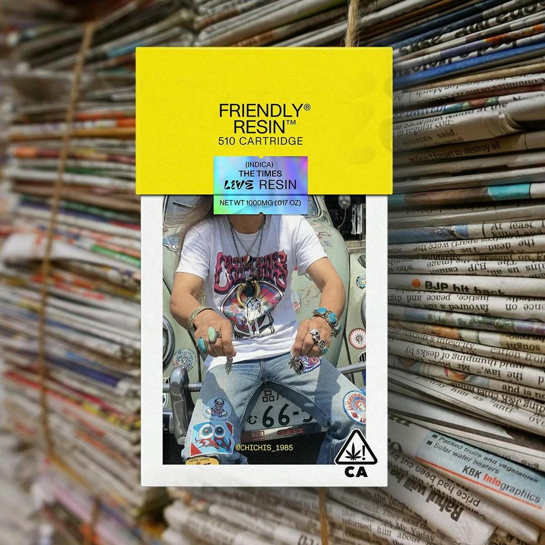The Times 1g Live Friendly Resin Cartridge