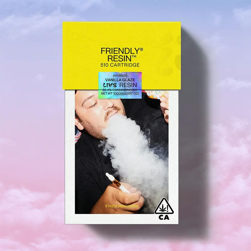Vanilla Glaze 1g Live Friendly Resin Cartridge