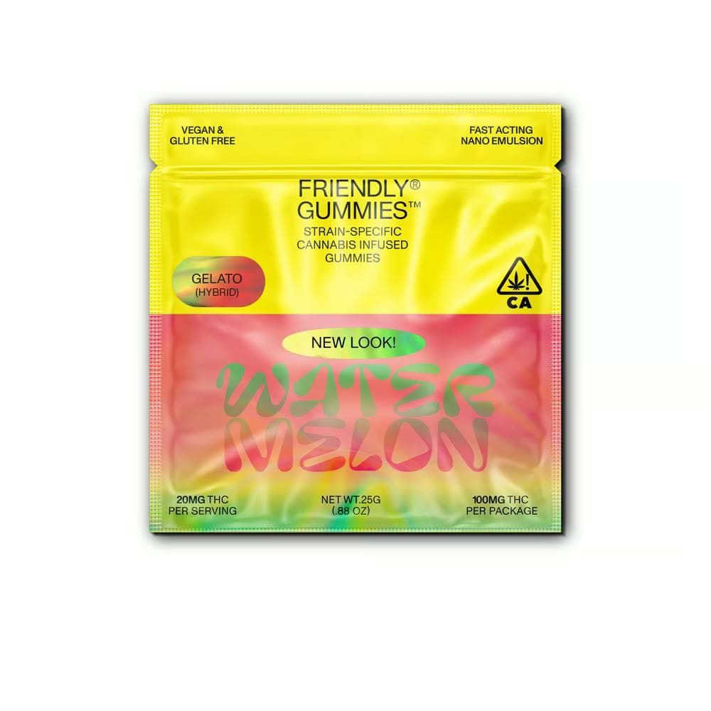 Watermelon x Gelato [5pk] (100mg) Gummies