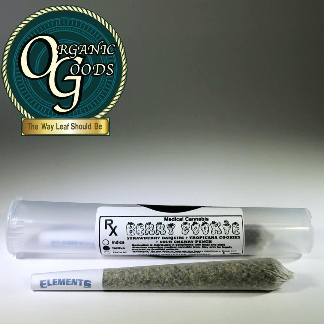 Organic Goods Pre-Roll Berry Cookie 1 G