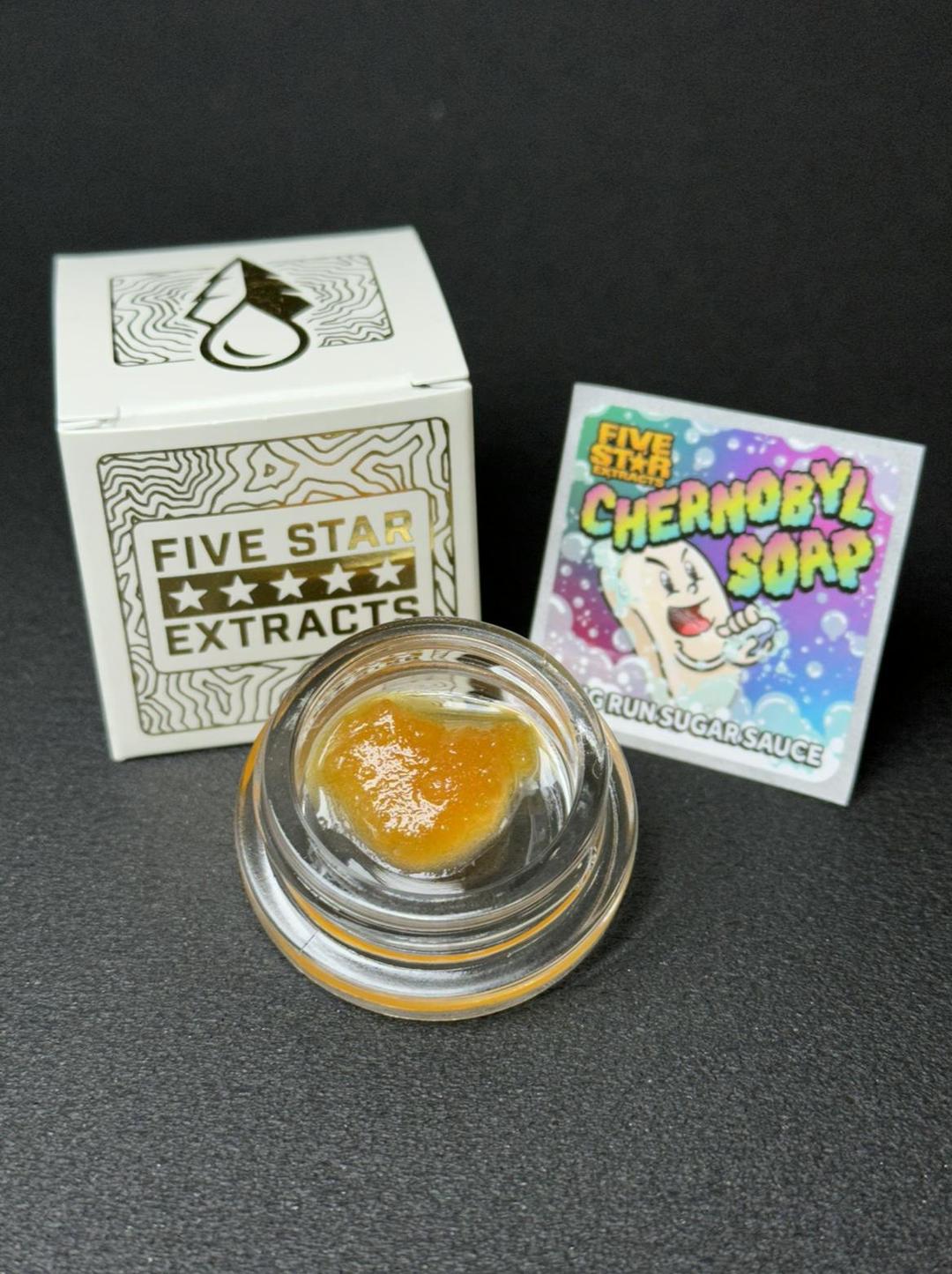 Five Star Extracts: Chernobyl Soap - 1 Gram Nug Run Sugar Sauce