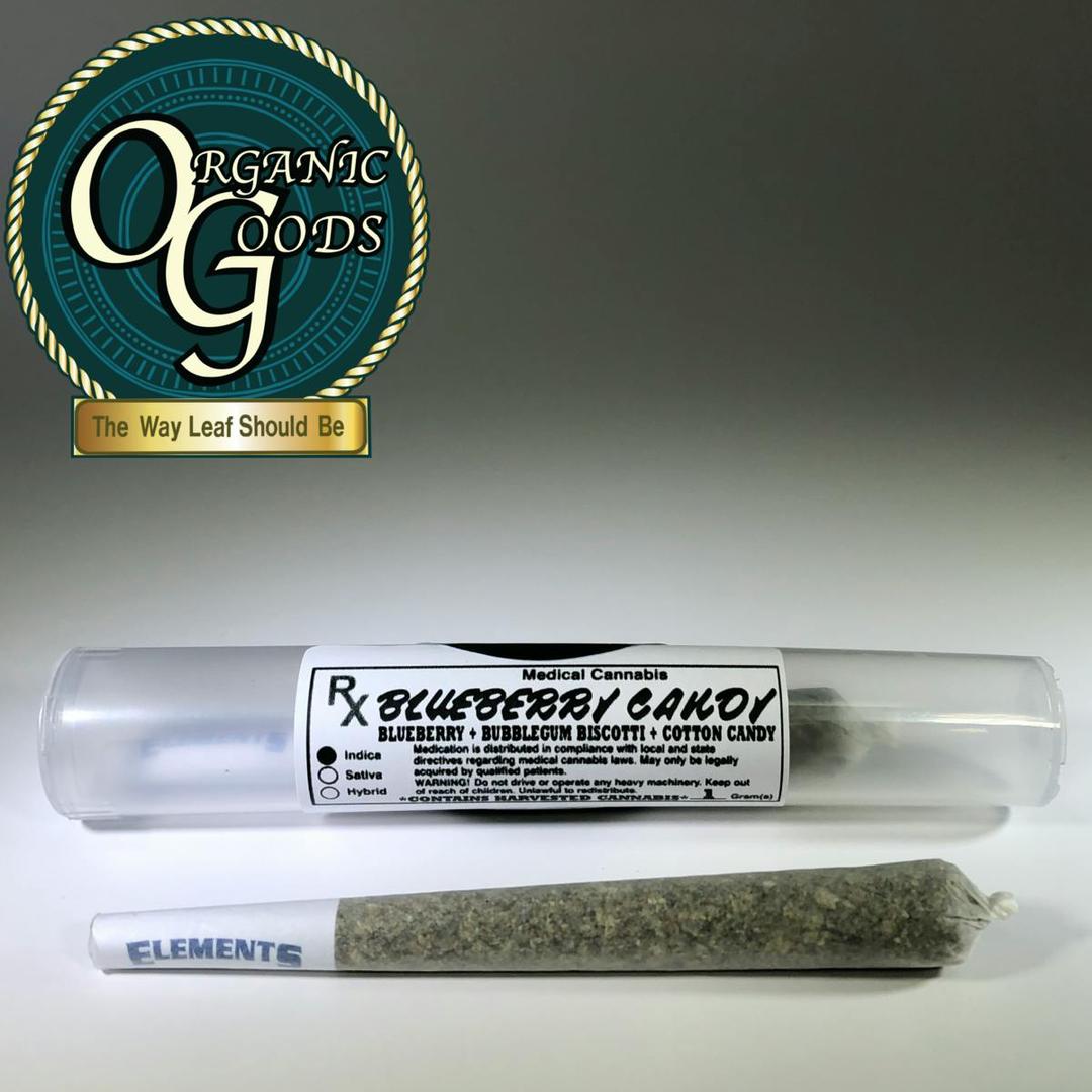 Organic Goods Pre-Roll Blueberry Candy 1 G