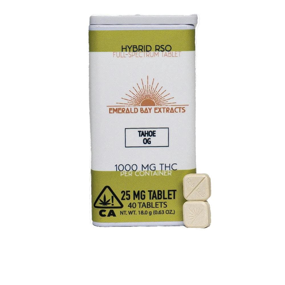 Tahoe OG RSO Tablet (25mg Tablet) (1000mg Package)