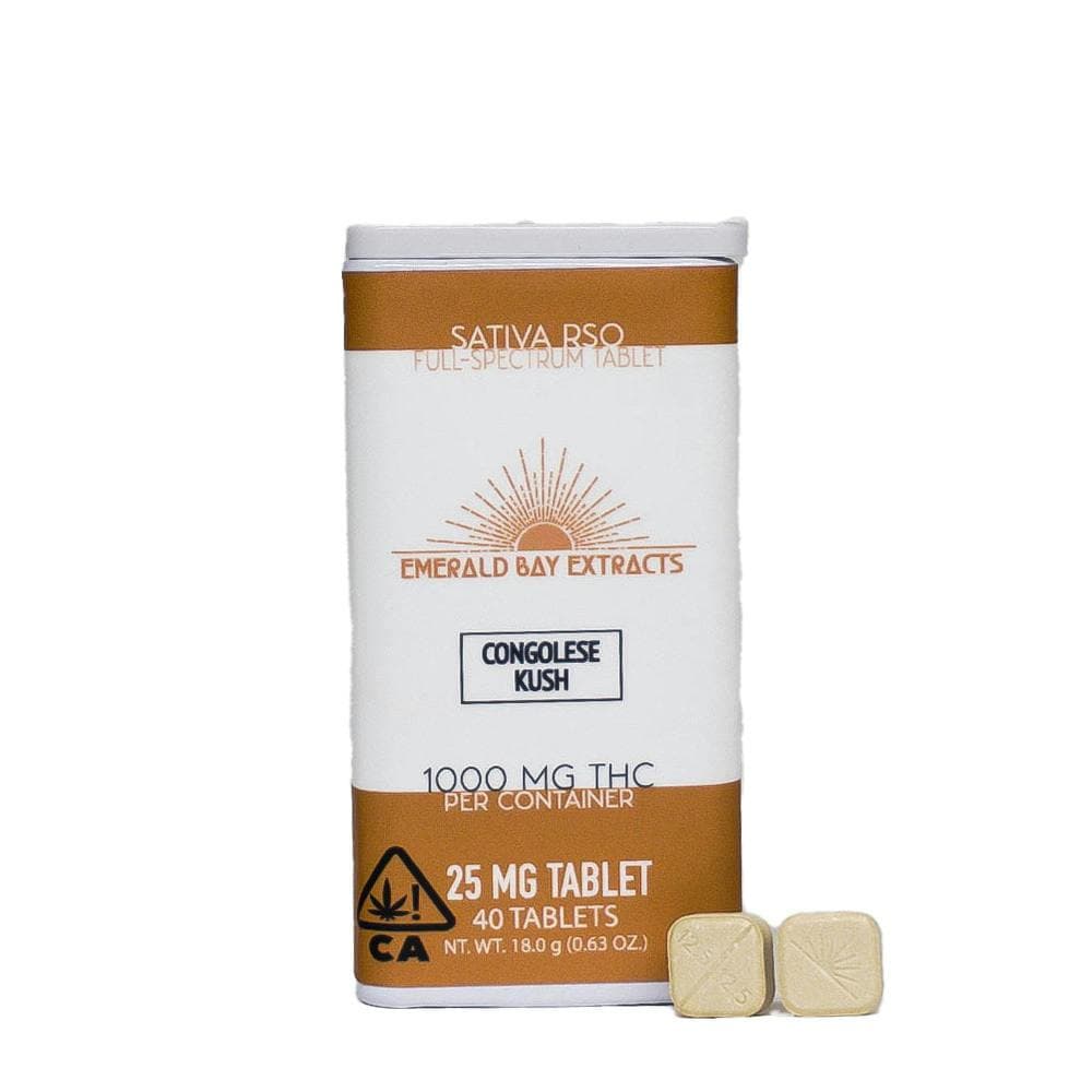 Congolese Kush RSO Tablet (25mg) (1000mg Package)