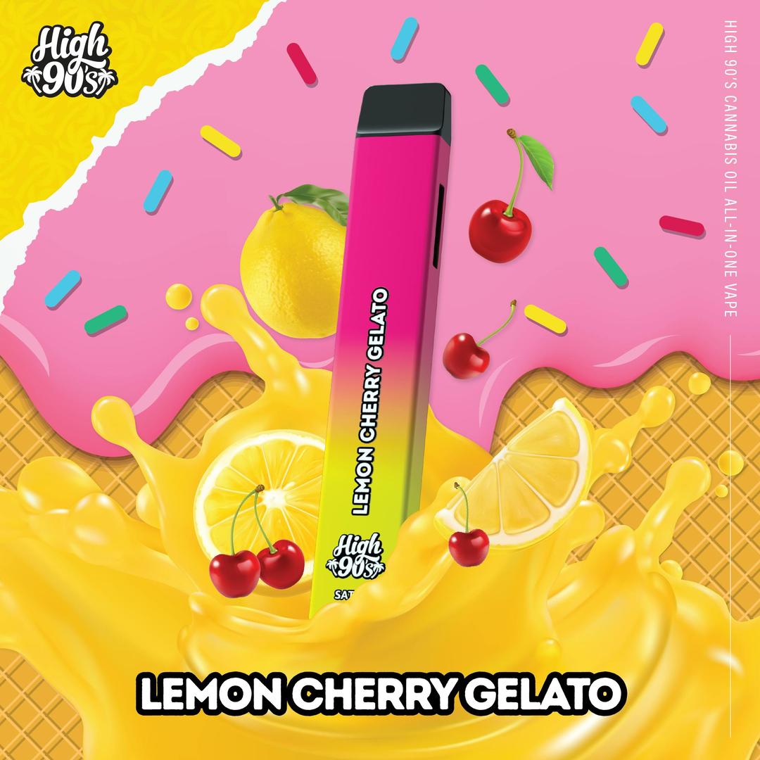 High 90s : Lemon Cherry Gelato 1g All-In-One Vape