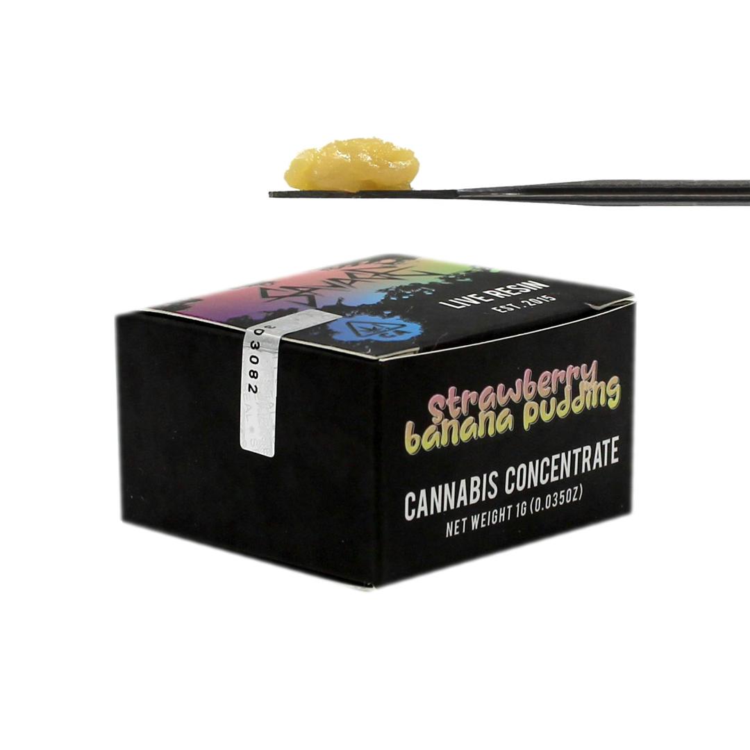 Strawberry Banana Pudding 1g Live Resin Badder