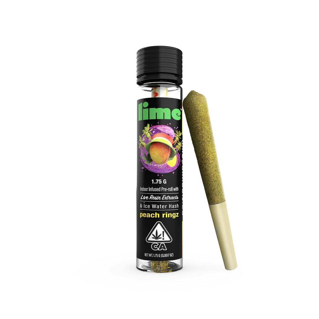1.75g (Indica Infused Pre Roll) | Peach Ringz