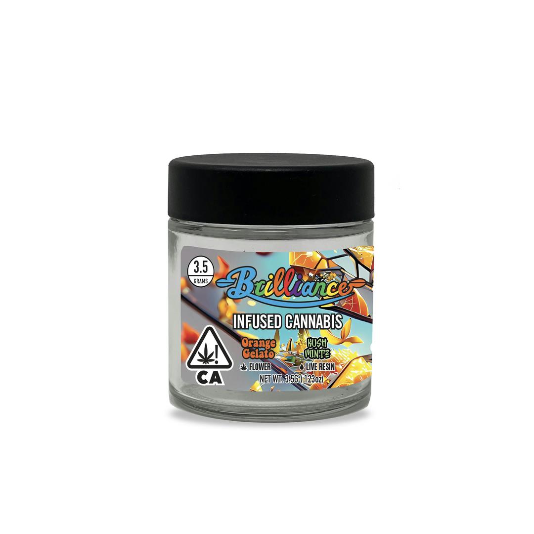 Brilliance: Orange Gelato x Kush Mintz - 3.5g