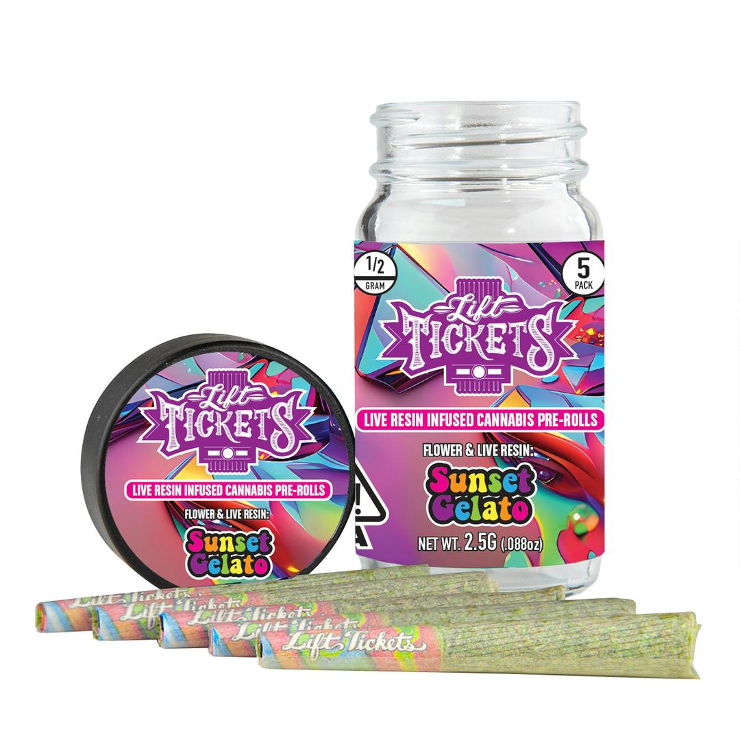 Sunset Gelato - Infused Pre-Roll 5-Pack