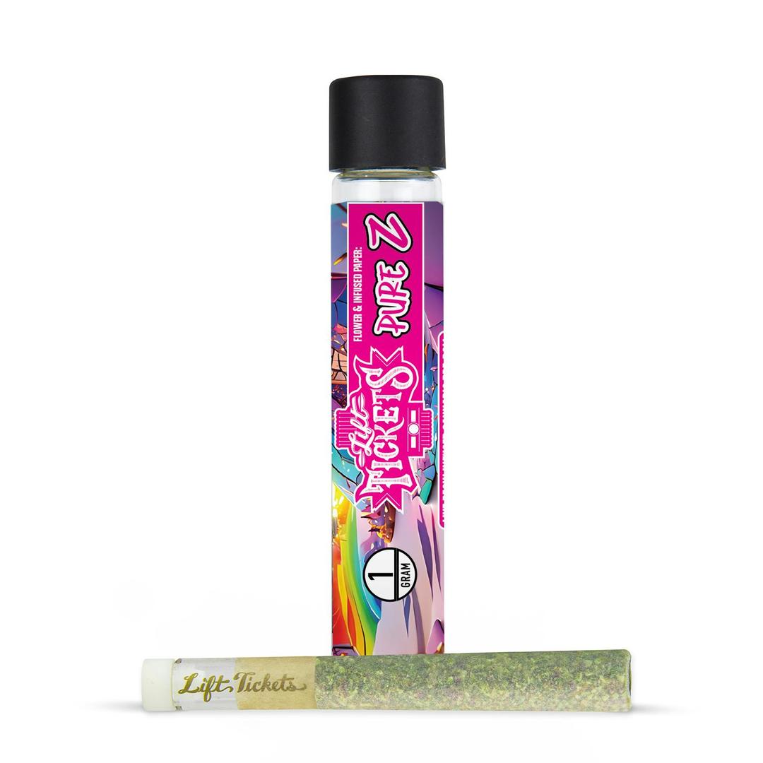 Infused Glass Tip Pre-Roll: Pure Z 1g Joint