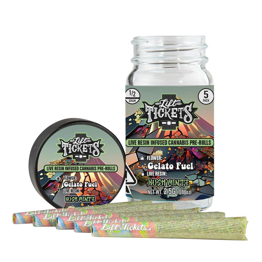 Gelato Fuel x Kush Mintz - Infused Pre-Roll 5-Pack