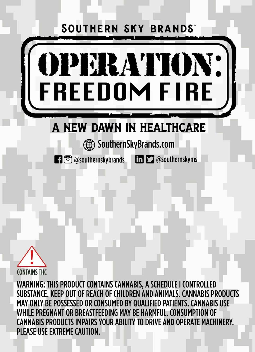 Operation Freedom Fire 3.5g - Blue Apricot Sherbert