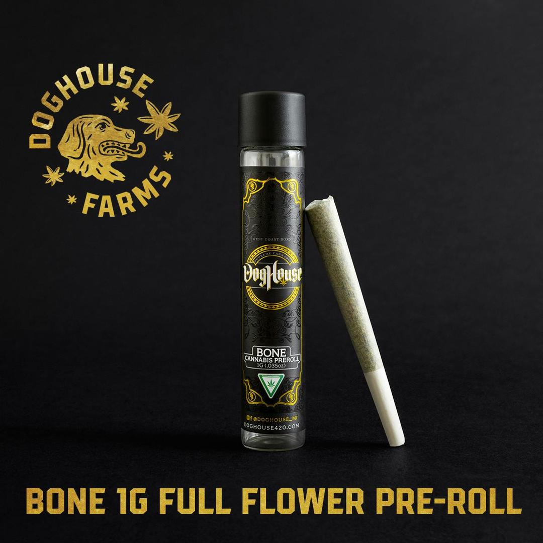 Kiwi - Bone 1g All-Flower Pre-Roll - Sativa