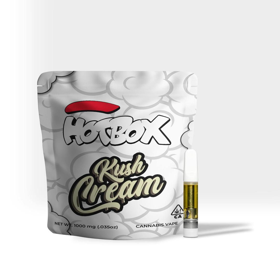 HOTBOX | Kush Cream Hybrid 510 Vape Carts (1g)
