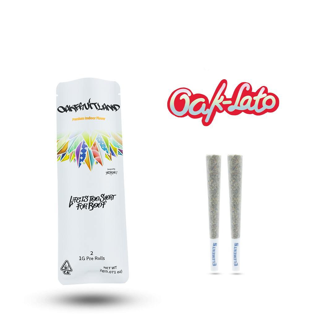 Oak-Lato Pre Roll 2g - Dual Pack Series